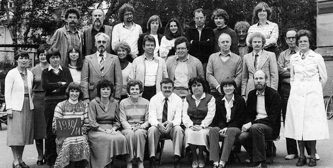 Die Lehrerschaft 1980/81
